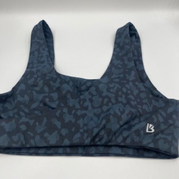 Buff Bunny Sports Bra Women’s Sz Small Gray Camo Print Wide Straps - Picture 6 of 8